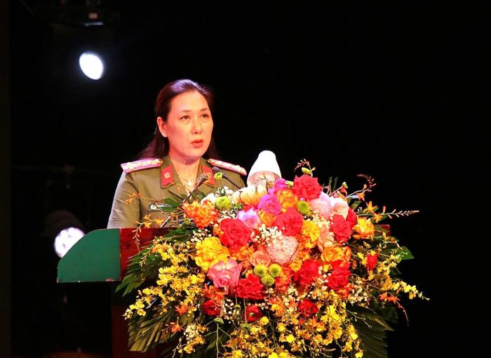 Đại tá Nguyễn Thị Thu Hằng- Phó Cục trưởng Cục Truyền thông CAND.