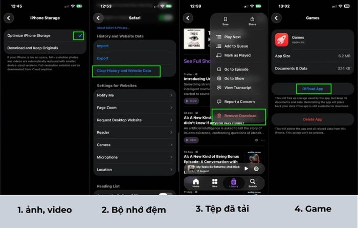  4 nguyên nhân phổ biến gây đầy bộ nhớ điện thoại. Ảnh: Tom's Guide.