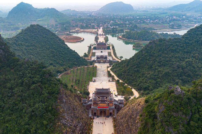 Toàn cảnh khu du lịch Thung Ui dịp Tết Nguyên đán 2026.