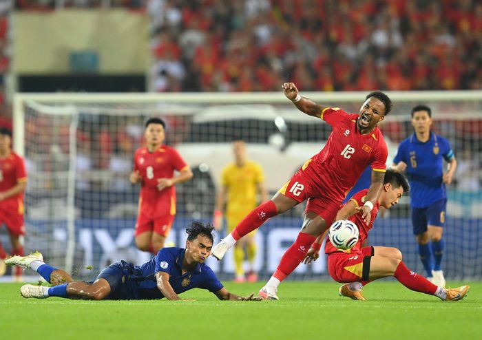 Tuyển Thái Lan thất bại trong việc ghi thêm bàn thắng. Ảnh: Việt Linh