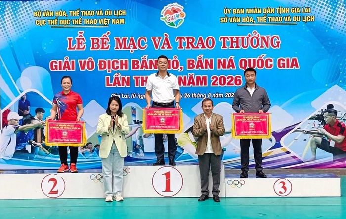 Đoàn Điện Biên xuất sắc giành 13 HCV, 10 HCB, 3 HCĐ, đứng nhất toàn đoàn tại giải đấu. Ảnh: Sở VHTTDL Điện Biên