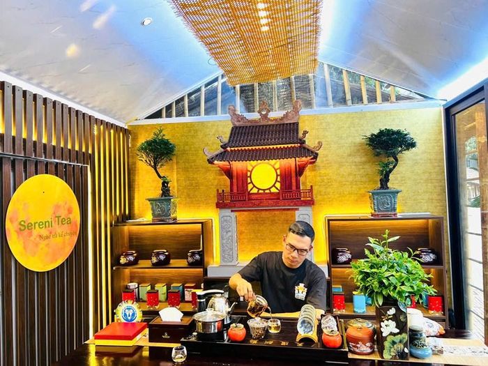 Không gian trà của Kiều Cao Dũng tại Hồ Văn