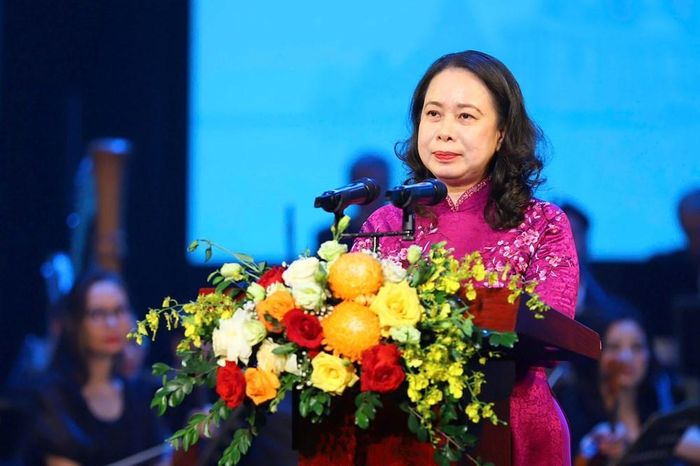 Bí thư Trung ương Đảng, Phó Chủ tịch nước Võ Thị Ánh Xuân phát biểu chào mừng