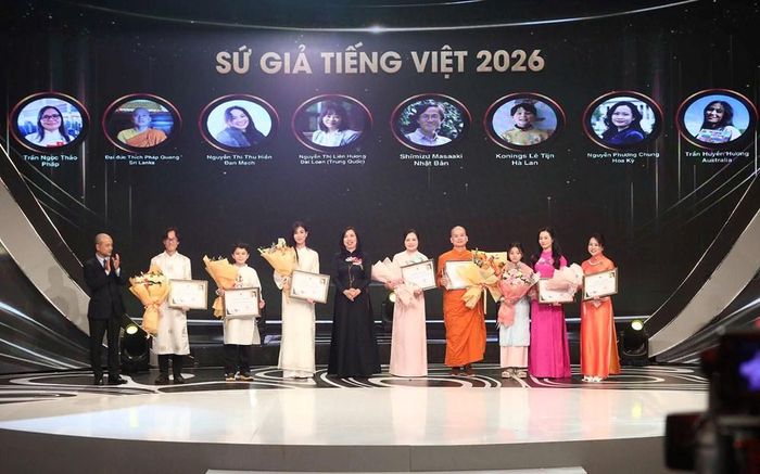 Lễ trao danh hiệu “Sứ giả tiếng Việt ở nước ngoài” năm 2026