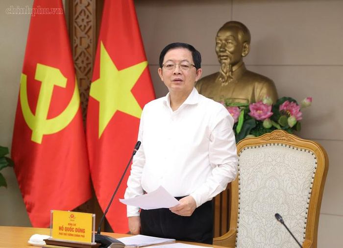 Theo Phó Thủ tướng, cần rà soát hành lang pháp lý, xác định còn vướng mắc gì về cơ chế, chính sách, nghị định, thông tư và những quy định có thể đang cản trở quá trình triển khai - Ảnh: chinhphu.vn/Gia Huy