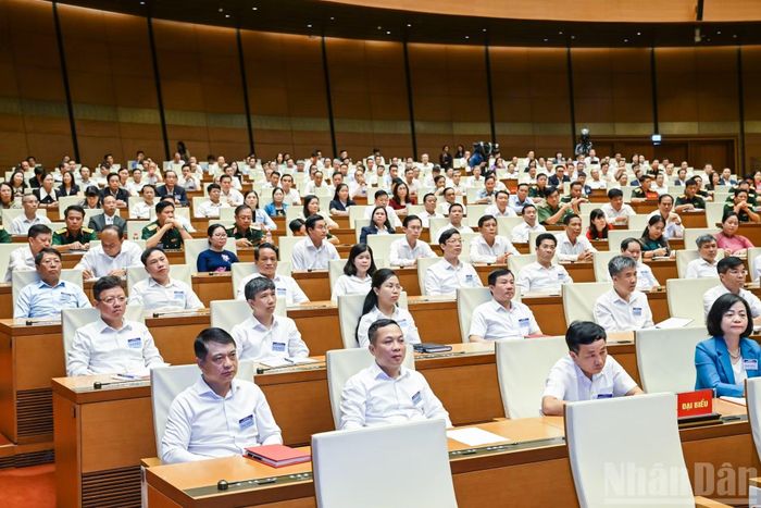 Các đồng chí cán bộ quy hoạch diện Ban Bí thư quản lý dự gặp mặt. (Ảnh: DUY LINH)