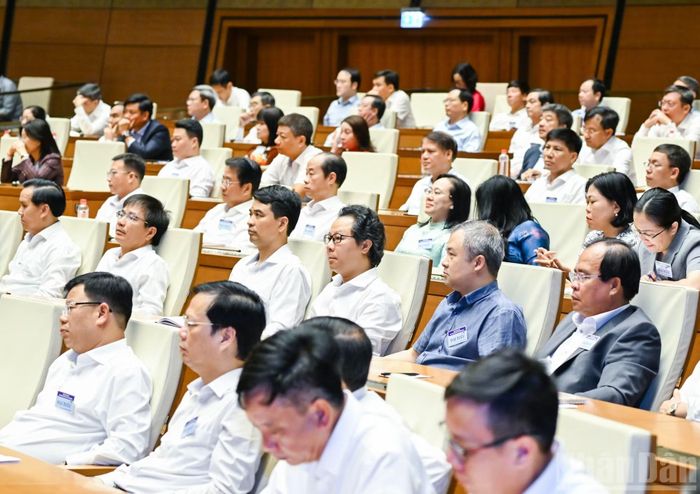 Các đồng chí cán bộ quy hoạch diện Ban Bí thư quản lý dự gặp mặt. (Ảnh: DUY LINH)