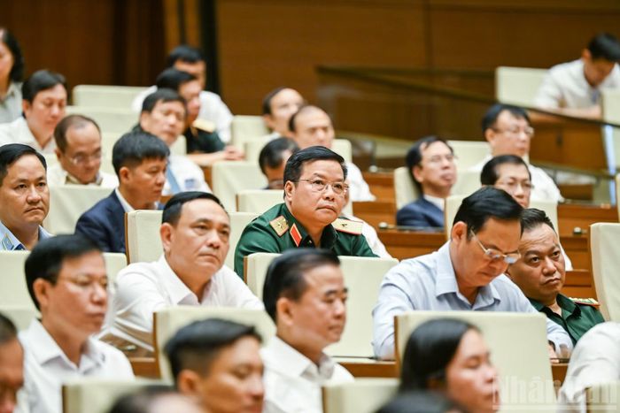 Các đồng chí cán bộ quy hoạch diện Ban Bí thư quản lý dự cuộc gặp mặt. (Ảnh: DUY LINH)