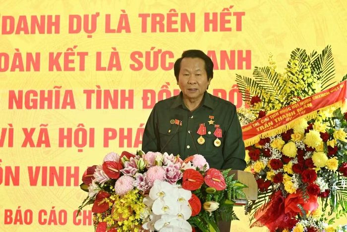 Đồng chí Thân Đức Nam được bầu làm Chủ tịch Hội Cựu thanh niên xung phong Việt Nam khóa V. ﻿(Ảnh: THÁI HƯNG)