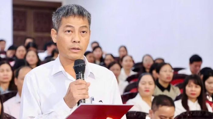 Đại biểu tham gia phát biểu tại hội nghị. (Ảnh: ĐỨC LAM)