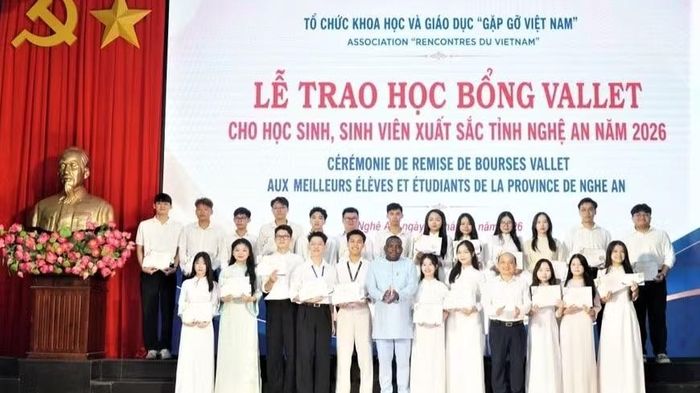 Qua nhiều năm hoạt động, học bổng Vallet đã trở thành một trong những chương trình học bổng phi chính phủ có quy mô lớn và duy trì liên tục, lâu dài tại Việt Nam. (Ảnh: CTV)