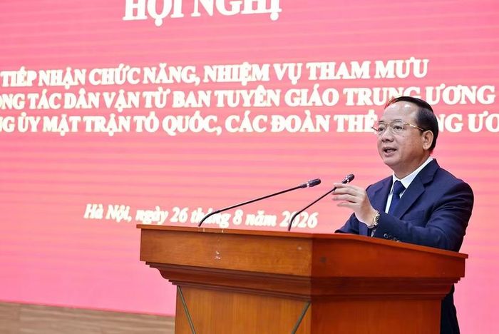 Đồng chí Trịnh Văn Quyết phát biểu ý kiến tại hội nghị. (Ảnh: MINH ĐỨC)
