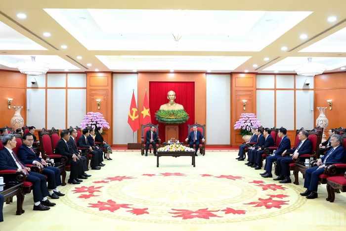 Quang cảnh cuộc tiếp.