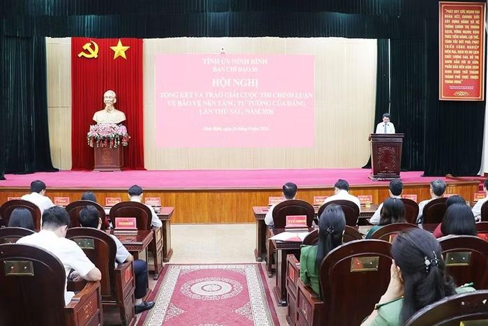 Quang cảnh hội nghị. (Ảnh: ĐÀO PHƯƠNG )