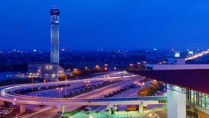 Đài kiểm soát không lưu tại Cảng hàng không quốc tế Nội Bài. (Ảnh: Cục Hàng không Việt Nam)