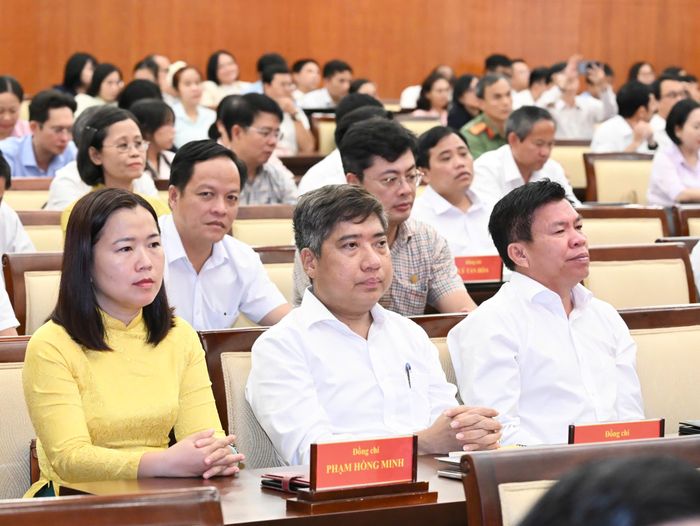  Đại biểu dự hội nghị. Ảnh: VIỆT DŨNG 