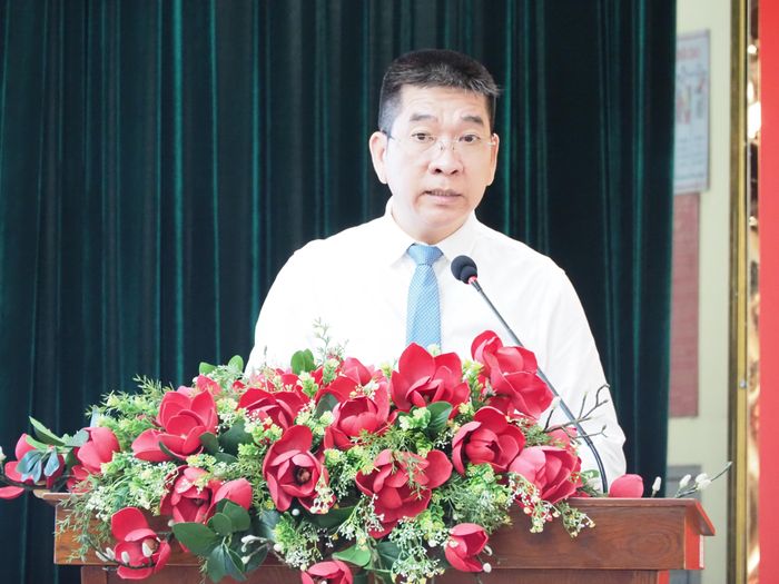  Chủ tịch UBND phường Tân Định Nguyễn Hải Quân nhấn mạnh một số nhiệm vụ đặt ra trong năm học mới 