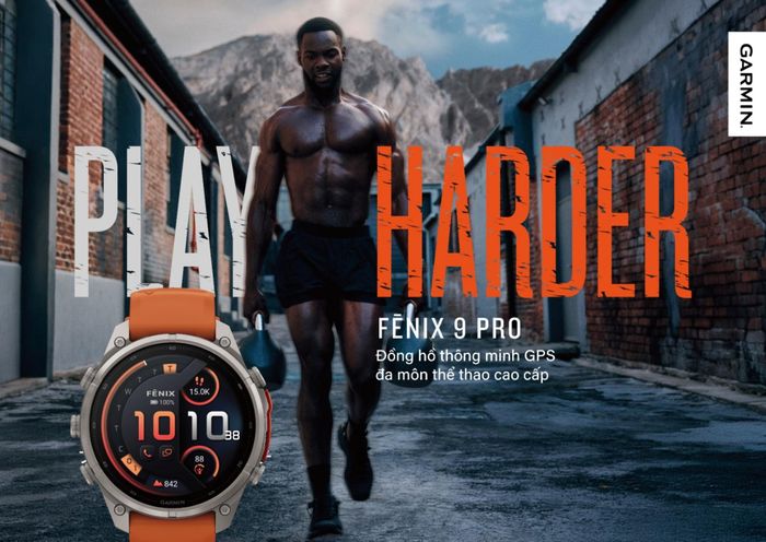  fēnix 9 Pro Watch dành cho những vận động viên thể thao chuyên nghiệp 