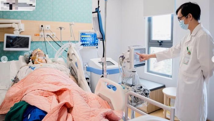 Người bệnh được kiểm soát thân nhiệt, thở máy theo chiến lược bảo vệ phổi - Ảnh BVCC