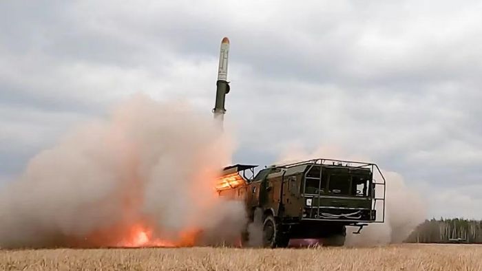 Ukraine đặt ra mục tiêu ưu tiên tiêu diệt các bệ phóng tên lửa của Nga gần biên giới, từ đó hạn chế các cuộc không kích. Ảnh: Bộ Quốc phòng Nga.