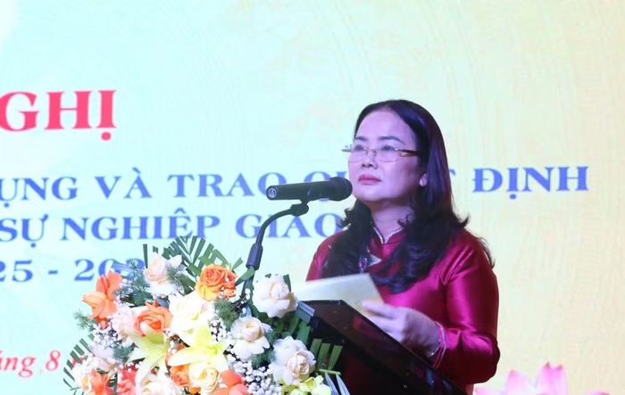 Bà Lê Thị Hương, Giám đốc Sở GD&ĐT nhấn mạnh, kỳ tuyển dụng viên chức giáo dục đã được tổ chức nghiêm túc, khách quan.