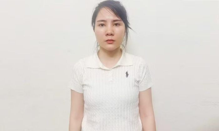 Đối tượng Hoàng Thùy Linh. (Ảnh: CAHT)