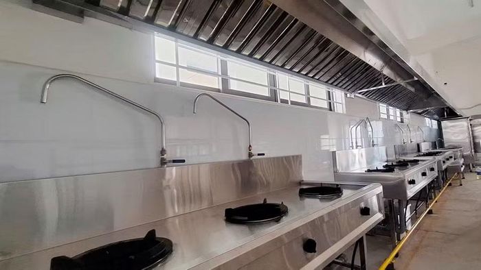 Các bếp nấu ăn.