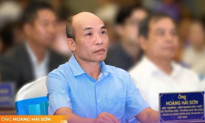 Ông Hoàng Hải Sơn - Viện trưởng Viện Nghiên cứu Thiết kế Trường học (Bộ GD&ĐT).