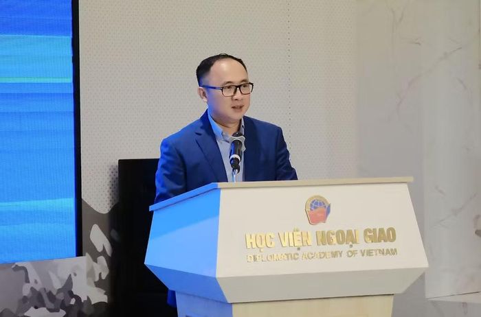 TS Nguyễn Đồng Anh - Quyền Trưởng khoa Truyền thông và Văn hóa Đối ngoại (Học viện Ngoại giao). Ảnh: BTC
