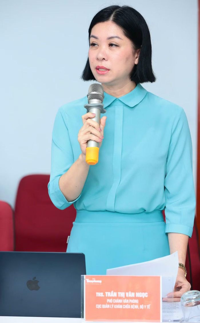 ThS. Trần Thị Vân Ngọc, Phó Chánh Văn phòng Cục Quản lý Khám, chữa bệnh (Bộ Y tế) thông tin Bộ Y tế xác định 5 nhóm vấn đề nổi cộm cần xử lý khi sửa luật.