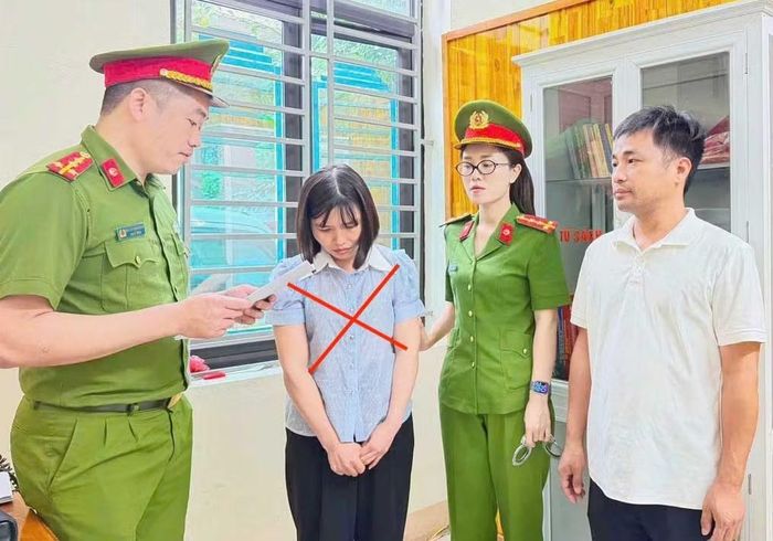 Đối tượng Sái Văn Thường và Đỗ Thị Hiền.
