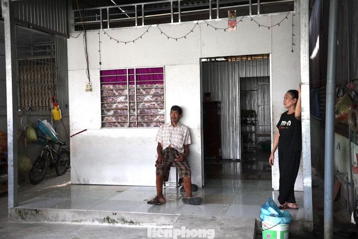 Căn nhà của ông Y được xây dựng cách đây 3 năm, do mạnh thường quân hỗ trợ. Ảnh: Nhật Huy.