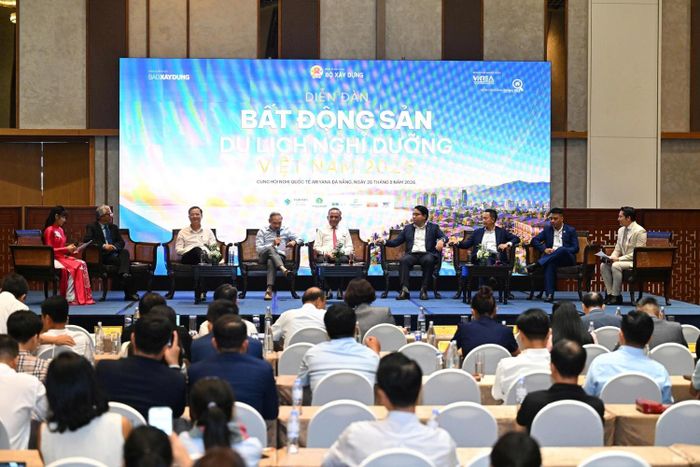 Phiên thảo luận với chủ đề "Giải pháp phát triển bất động sản du lịch nghỉ dưỡng Việt Nam trong kỷ nguyên mới”.