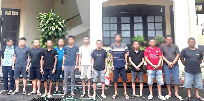Cơ quan Cảnh sát điều tra vừa ra Quyết định khởi tố 13 bị can về tội “Đánh bạc”. (Ảnh: CAHY).