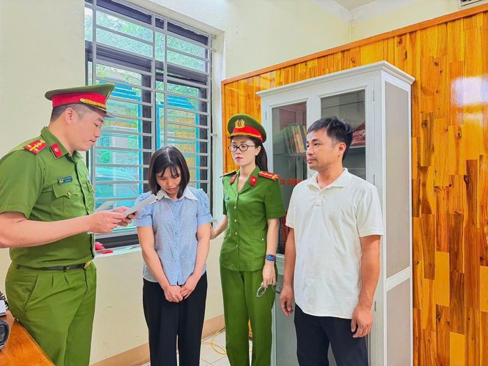 Bị can Đỗ Thị Hiền. Ảnh: Công an tỉnh Phú Thọ