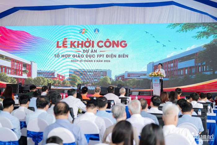 Toàn cảnh Lễ khởi công Tổ hợp Giáo dục FPT tại tỉnh Điện Biên.