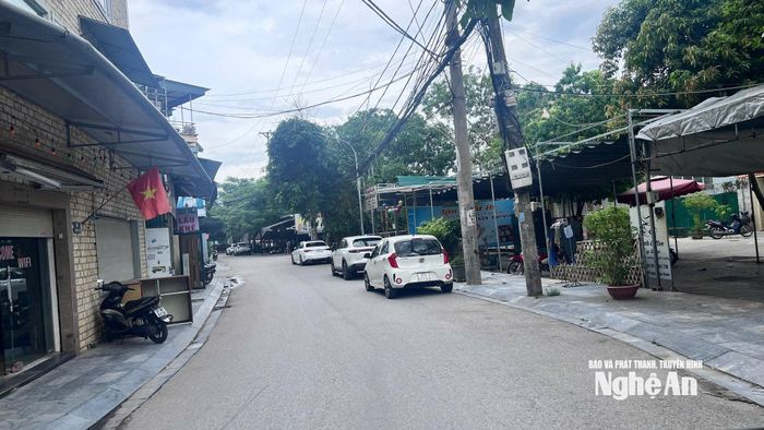 Đường Nguyễn Tài lúc 11h ngày 25/8/2026. Ảnh: P.V