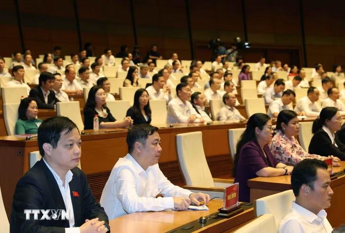 Các đại biểu tham dự cuộc gặp mặt. (Ảnh: Thống Nhất/TTXVN)