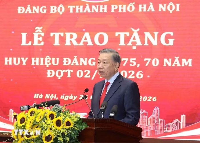 Tổng Bí thư, Chủ tịch nước Tô Lâm phát biểu. (Ảnh: Thống Nhất/TTXVN)