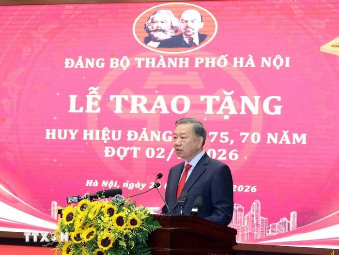 Tổng Bí thư, Chủ tịch nước Tô Lâm phát biểu. (Ảnh: Thống Nhất/TTXVN)
