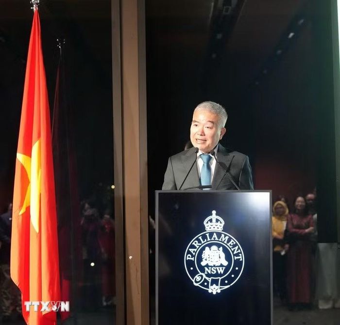 Tổng Lãnh sự Việt Nam phụ trách bang New South Wales, bang Queensland và bang Nam Australia Nguyễn Thanh Tùng. (Ảnh: Lê Đạt/TTXVN)
