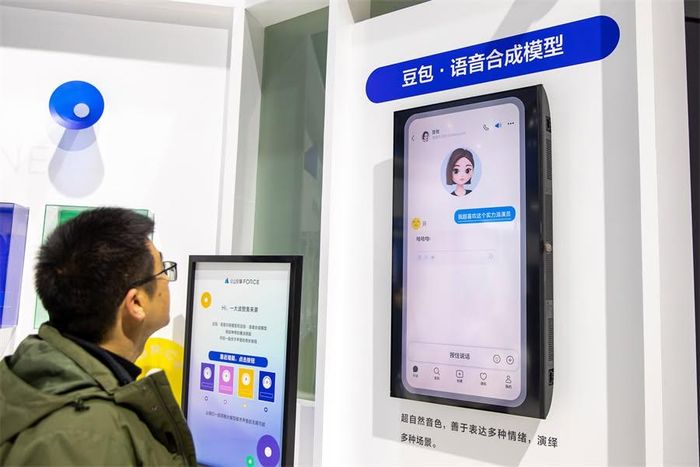 Doubao, một chatbot AI được phát triển bởi công ty công nghệ ByteDance của Trung Quốc. Ảnh: China Focus