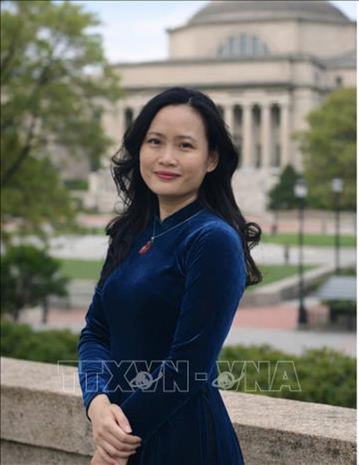 Thạc sĩ Nguyễn Phương Chung, Giảng viên kiêm Giám đốc Chương trình tiếng Việt thuộc Khoa Ngôn ngữ và Văn hóa Đông Á, Đại học Columbia (Mỹ). Ảnh: TTXVN phát