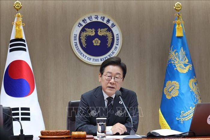 Tổng thống Hàn Quốc Lee Jae Myung. Ảnh: YONHAP/TTXVN