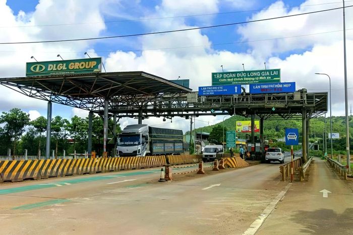 Trạm thu phí BOT của Đức Long Gia Lai. Ảnh: Đức Long Gia Lai.