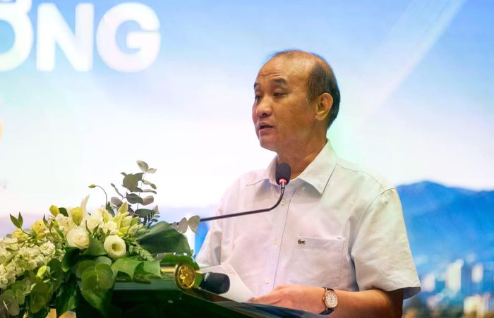 Ông Lê Quang Nam, Phó Chủ tịch UBND thành phố Đà Nẵng phát biểu tại diễn đàn. Ảnh XM.
