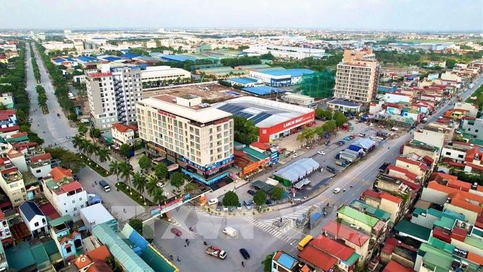 Tỷ lệ đô thị hóa của tỉnh Ninh Bình đạt 36%. Ảnh: Nguyễn Chinh - TTXVN