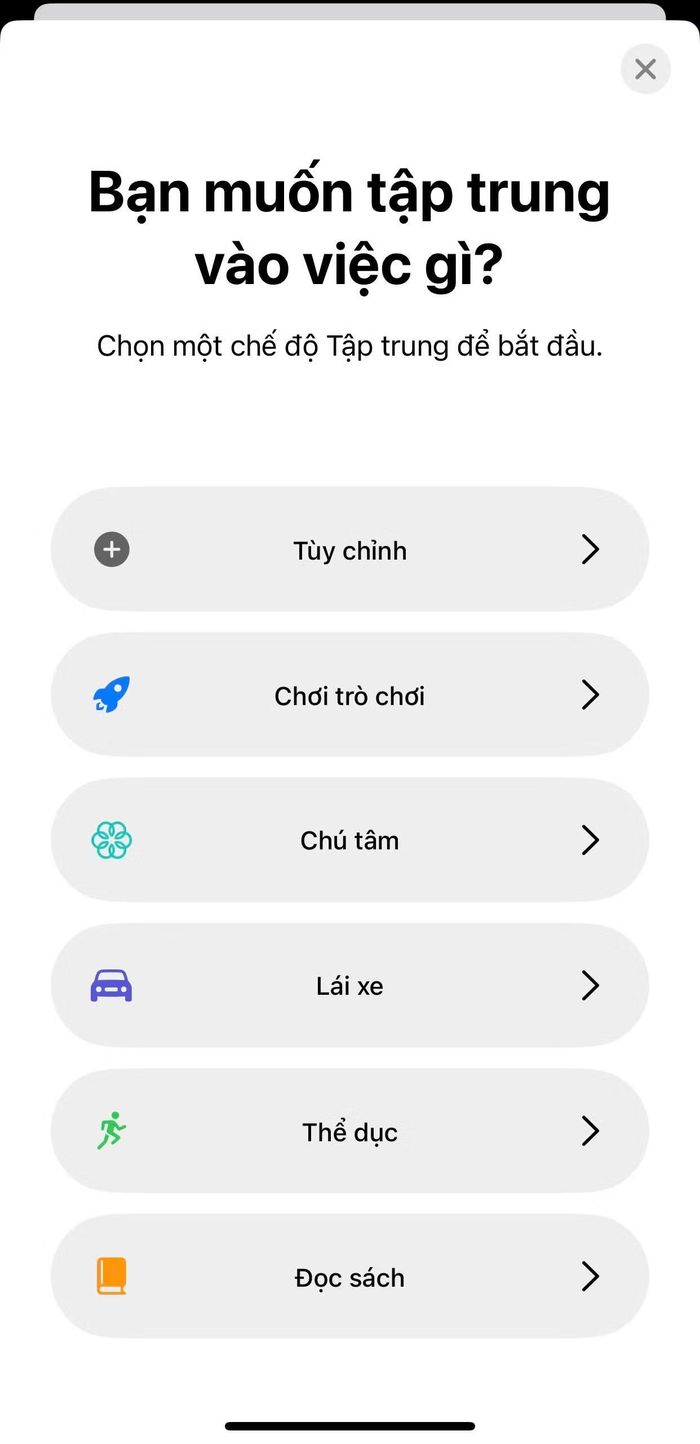Bên cạnh những bộ lọc thông báo cơ bản, một số chế độ còn có những tính năng riêng