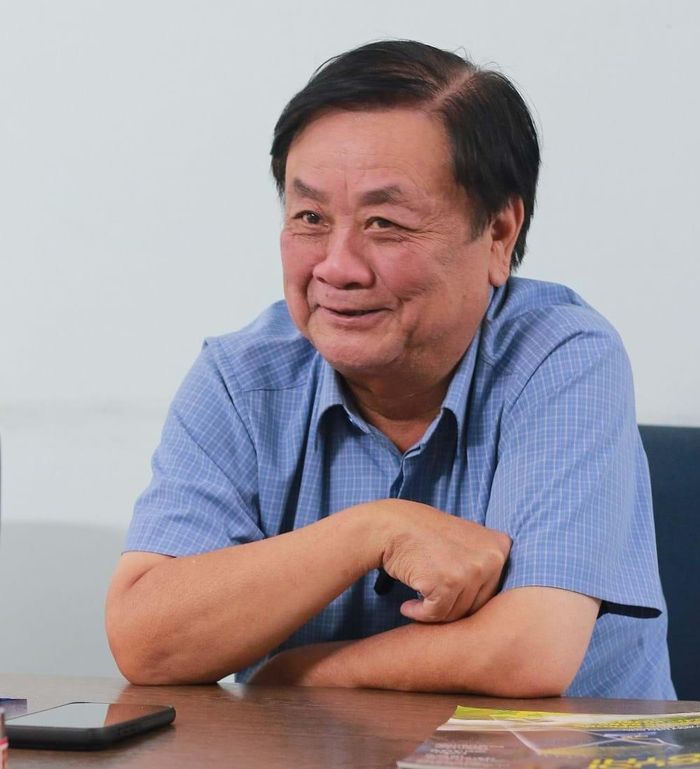 Ông Lê Minh Hoan trò chuyện với Người Đô Thị tại tòa soạn TP.HCM ngày 7.7.2026. Ảnh: Trung Dũng