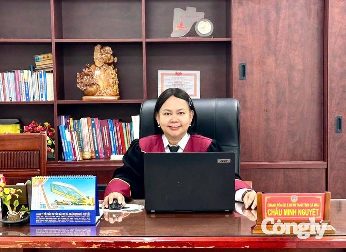 Bà Châu Minh Nguyệt, Chánh Tòa Gia đình và Người chưa thành niên TAND tỉnh Cà Mau